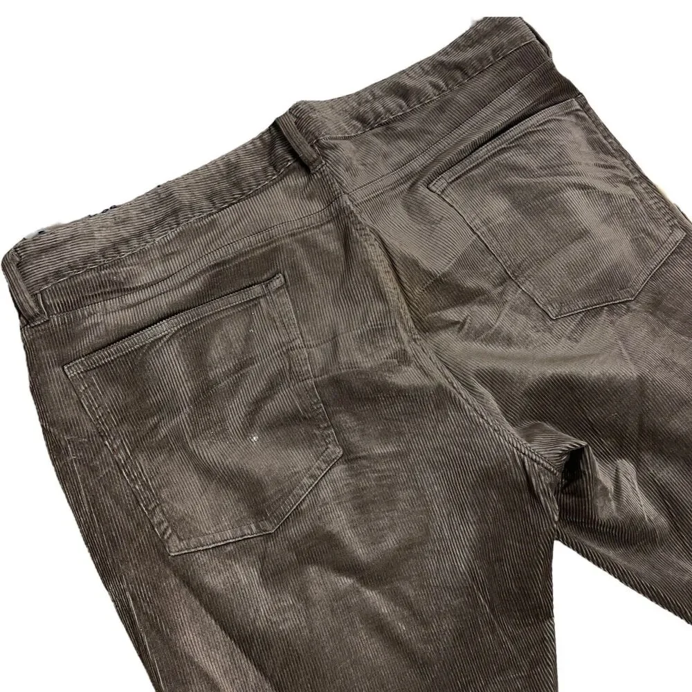Bonobos Corduroy Pants Mens 40x29 Brown‎ Straight Casual Cotton Stretch
